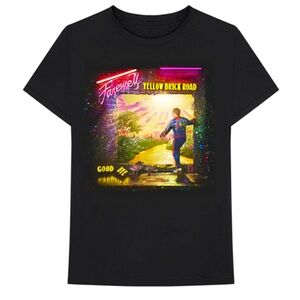 Elton John goodbye yellow brick road farewell tour t shirt size small